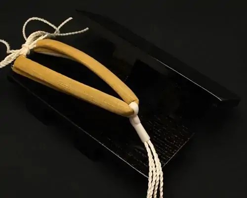 真角・黒捌きに会津木綿花緒・白ツボ