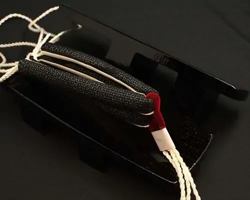 相三味・黒捌きに亀甲結城紬花緒