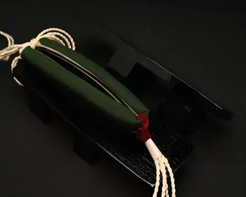 相三味・黒捌きに会津木綿花緒・赤ツボ