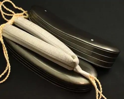 本革３分３枚にシルクラメ福林花緒
