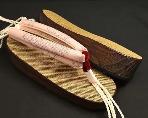 舟形・シコロに亀甲結城紬花緒