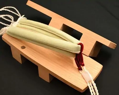 相三味・白木に結城紬花緒